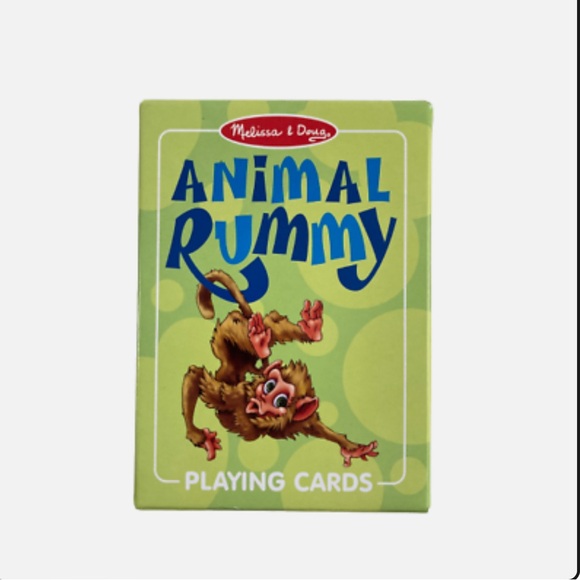 NWT Melissa & Doug Animal Rummy Playing Cards for ages 3-8 - Picture 2 of 4